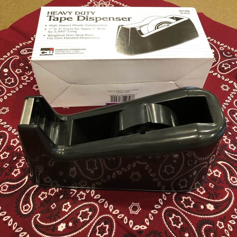 CLI #81300 heavy duty weighted tape dispenser.